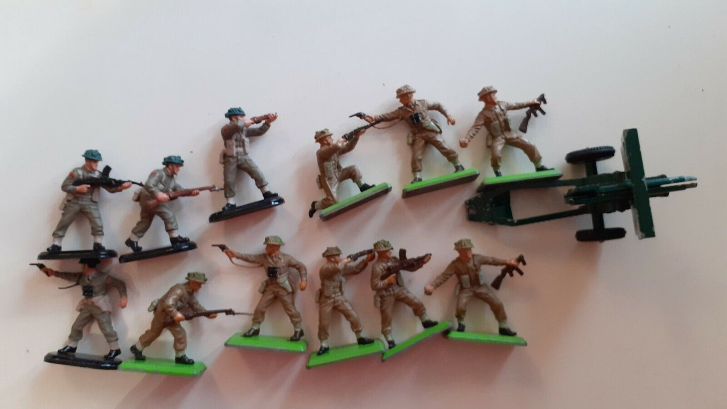 Britains deetail ww2 british infantry howitzer 1970s 1:32 b2