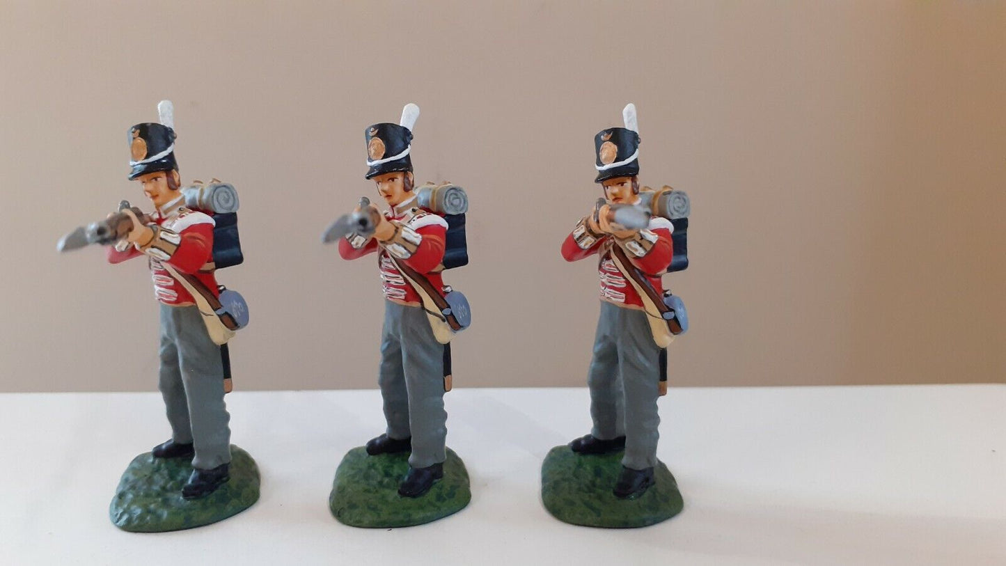 Frontline figures Napoleonic waterloo 3 figs british guards no box 1:32 wrdbX7