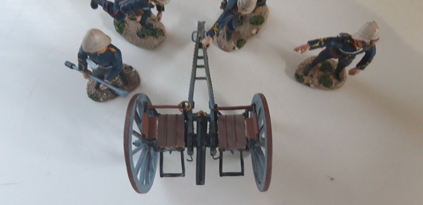 Britains 20086 zulu war gun crew boxed British artillery