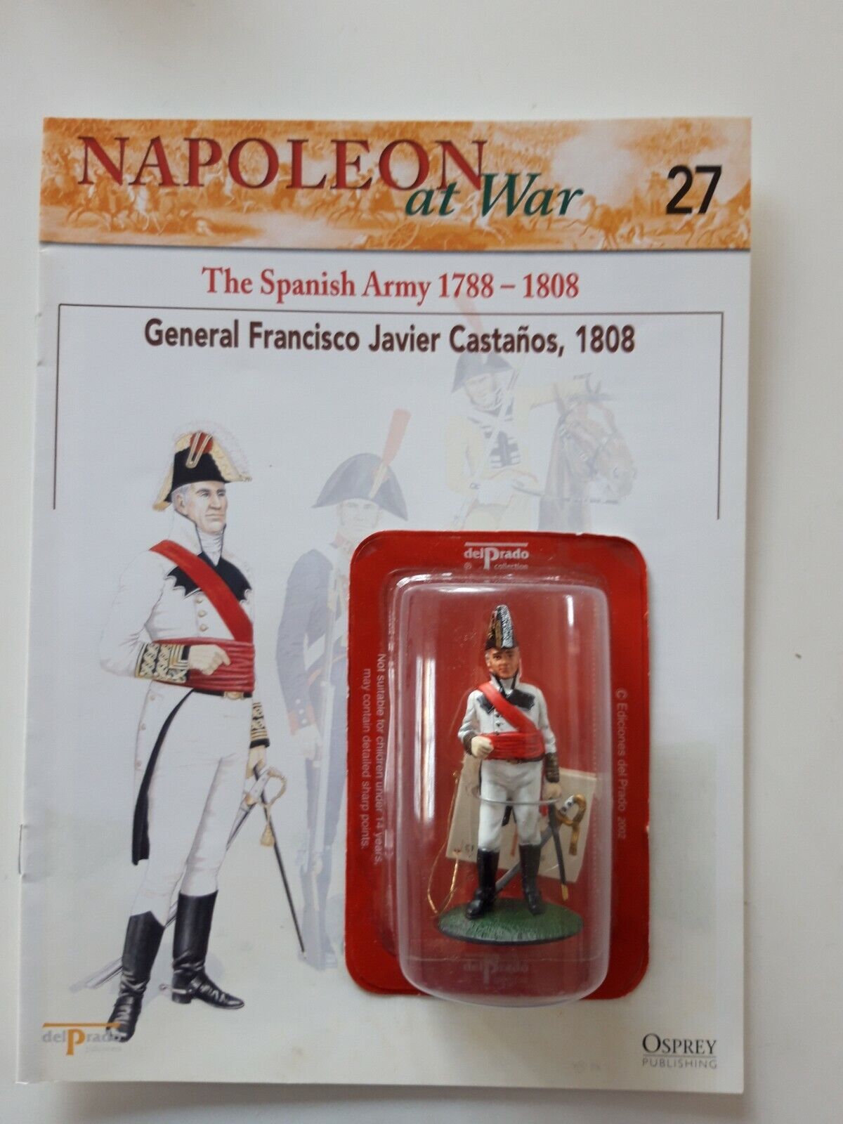 Del prado napoleon at war 27 waterloo 1:30 spain general Francisco mib book