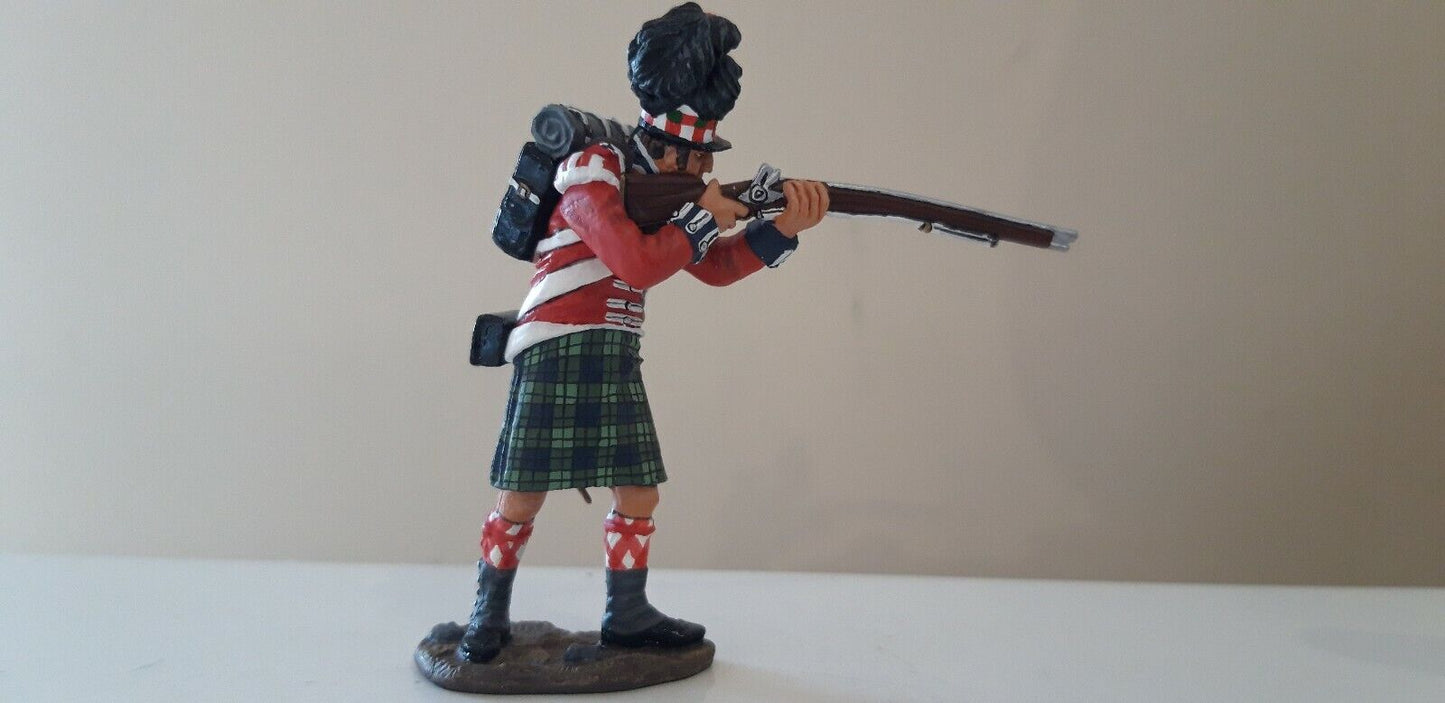 King and country Waterloo Napoleonic black watch 42nd Highlander box 1:30 na048