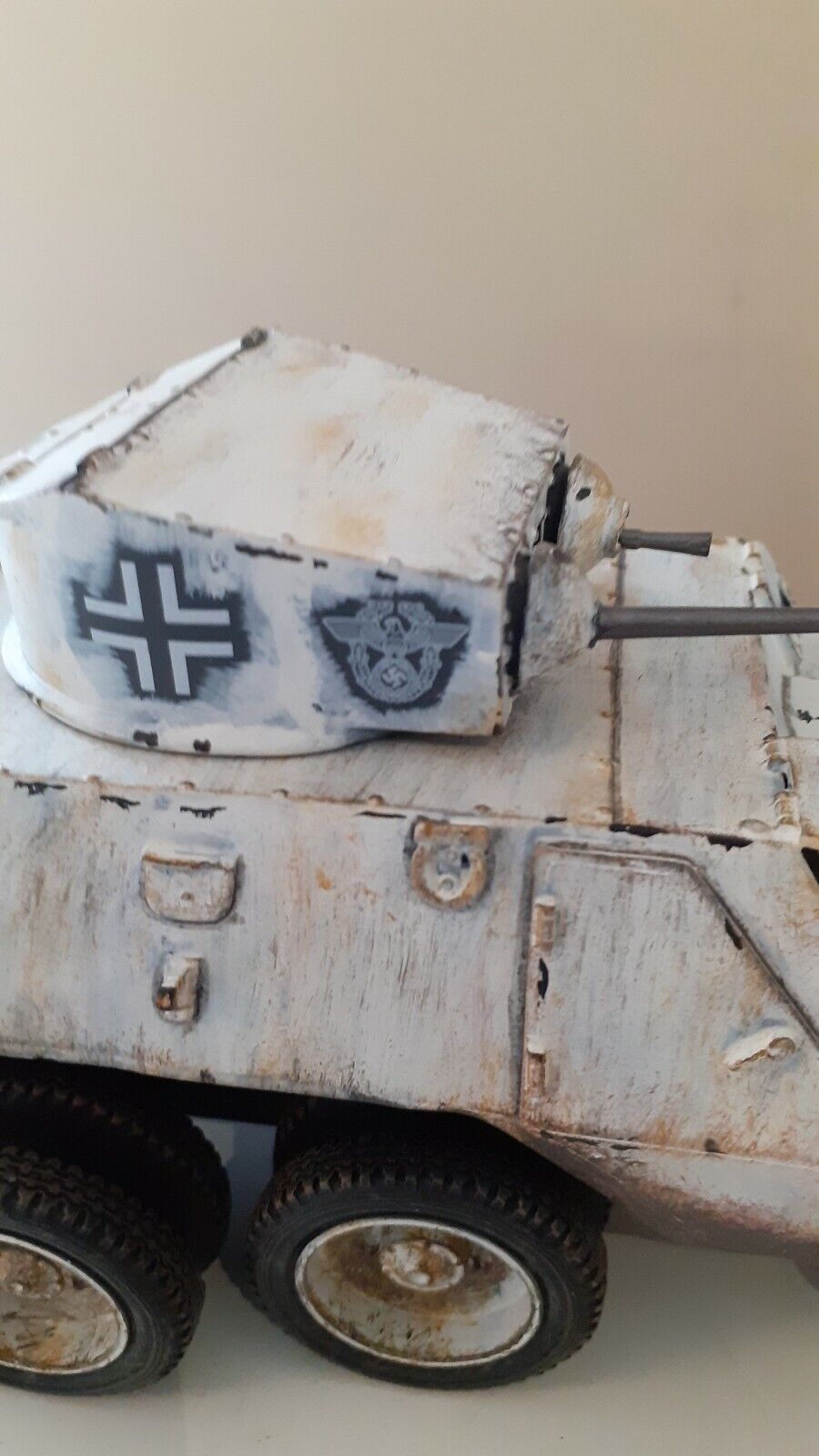 King and country ww2 bulge german adgz armoured car +2 bba43 bba043 bbg43