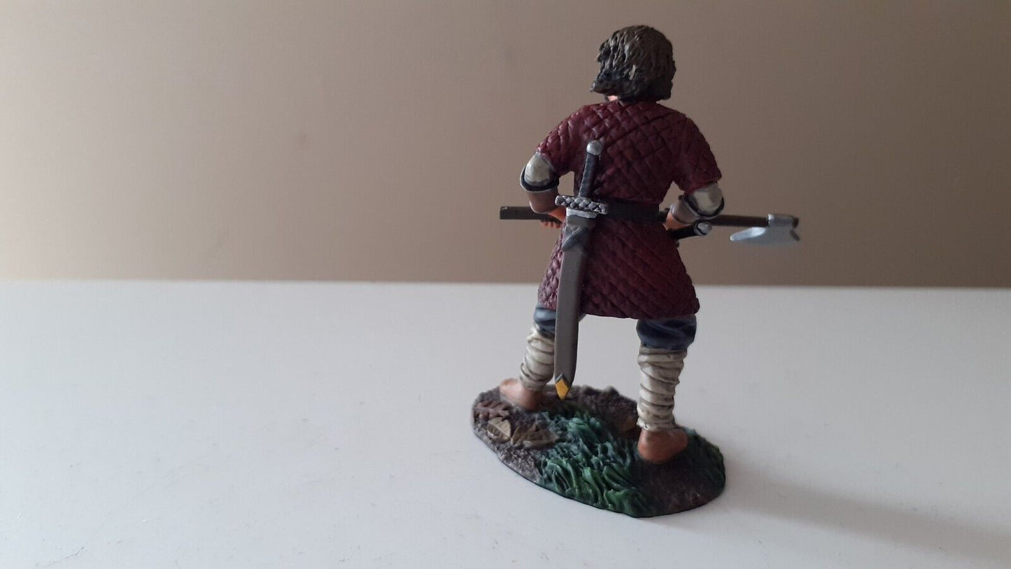 Britains metal saxon warrior axe 62117 carl vikings 1:32 boxed b8