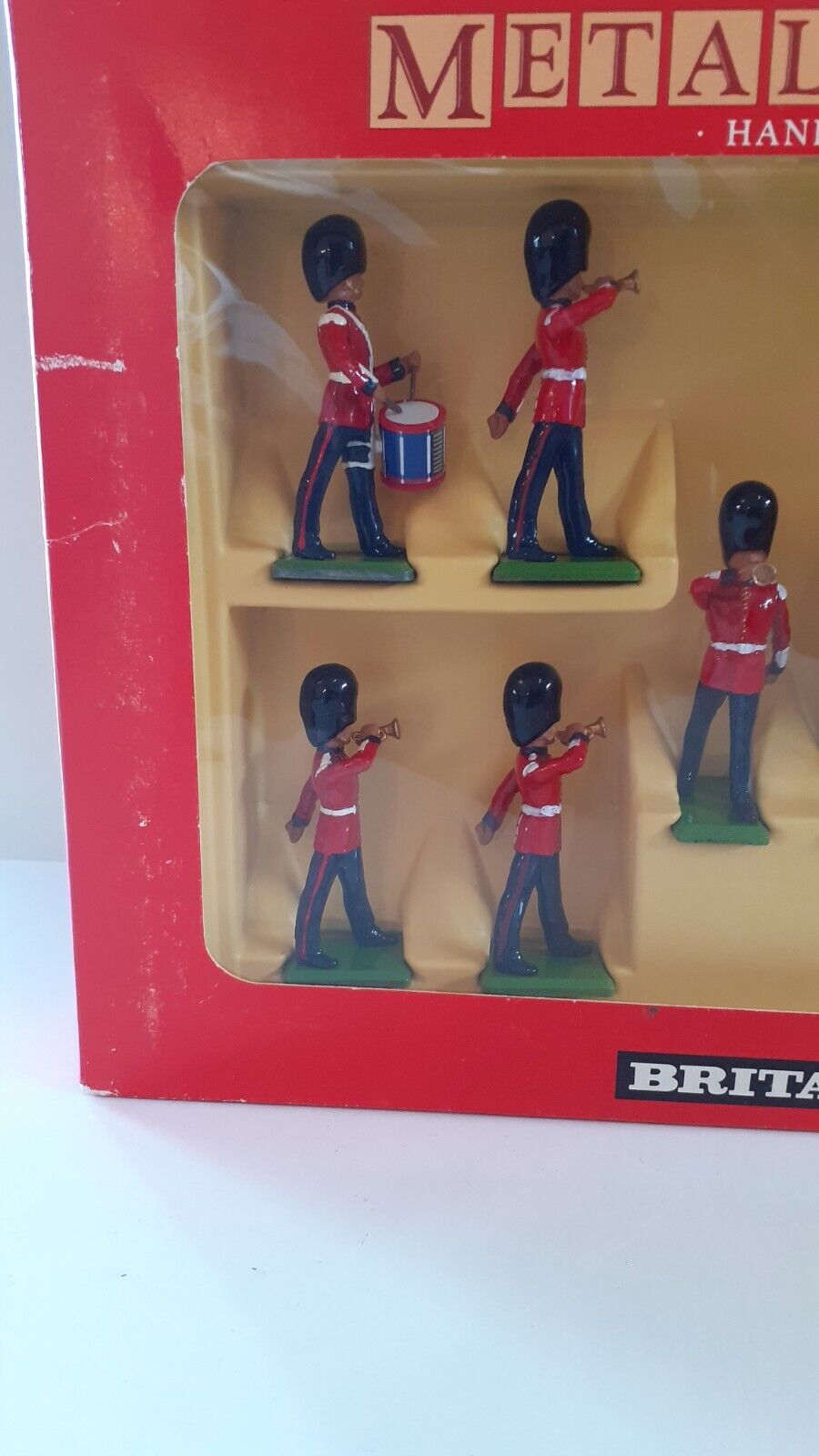 Britains 7206 scots guards band 1980s red box 1:32 metal