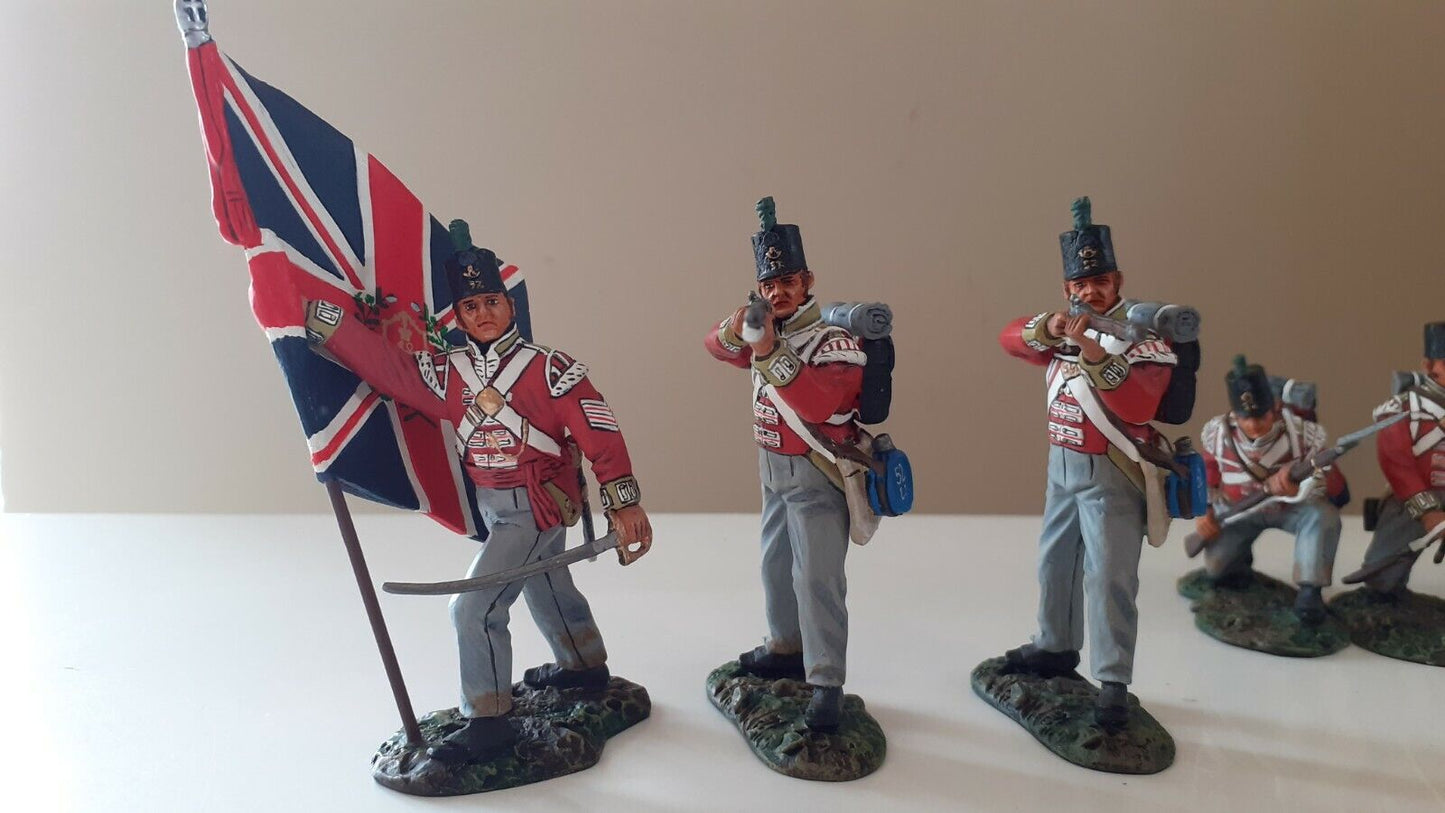 Patriot models Waterloo Napoleonic 52nd regt foot 6 figs 1:30