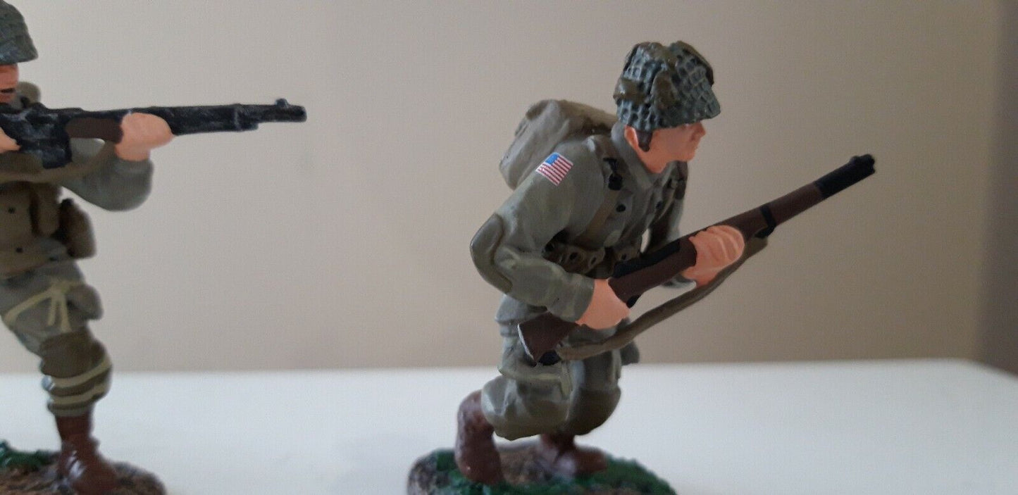 Britains 17140 ww2 d-day us 101st airborne paratroopers paras boxed 1:32