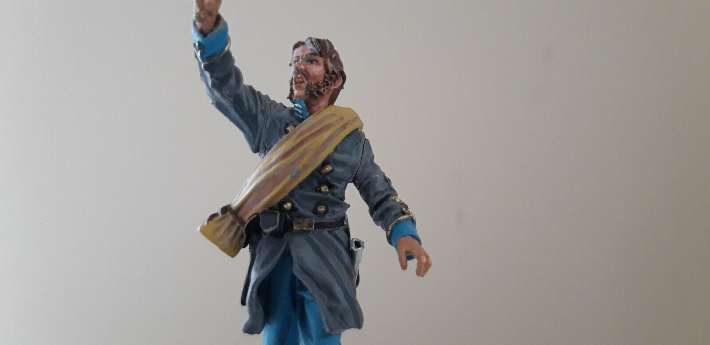 The collectors showcase acw cs00537 csa confederate command infantry 1:30metal