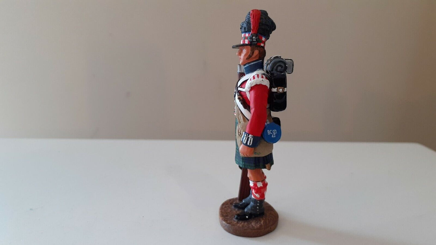 King and country Waterloo black watch 42nd Highland boxed 1:30 na36 bb1
