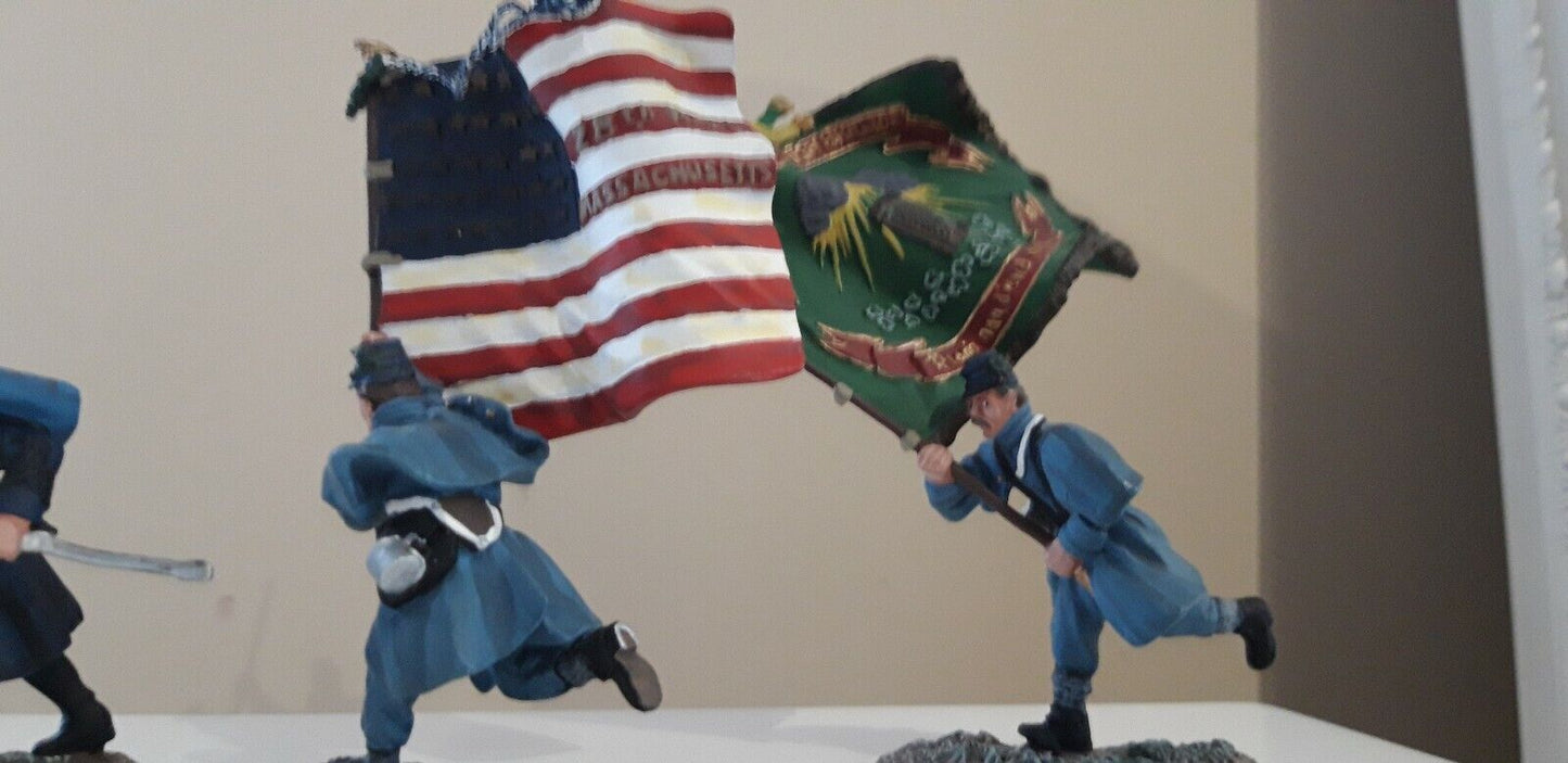 Britains 17017 acw union infantry clear the way irish brigade boxed 1:32