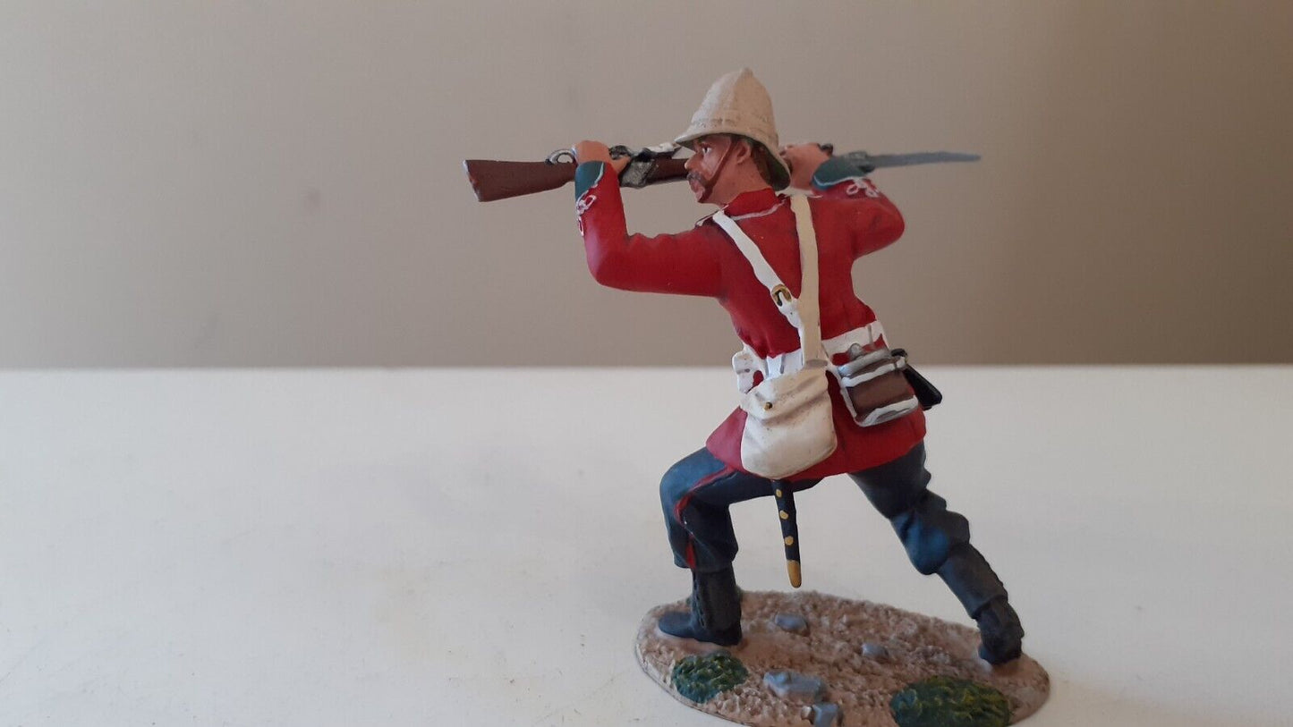 Britains 20045 Zulu wars british 24th foot 1:32 metal boxed b7
