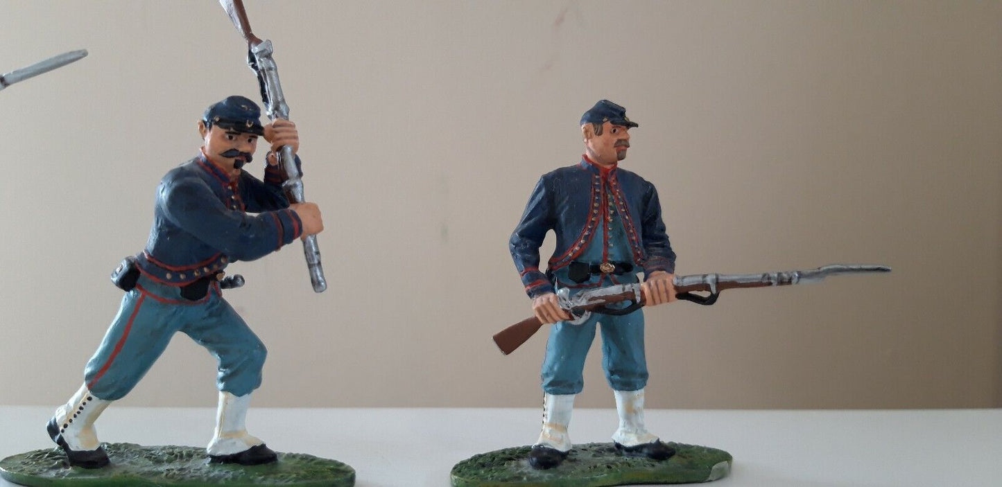 Britains 17241 acw union 72nd Pennsylvania zouaves infantry boxed 1:32