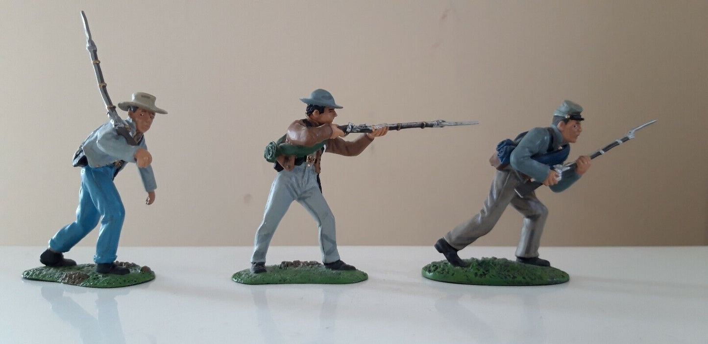 Britains 17104 acw confederate infantry clear the way boxed 1:32