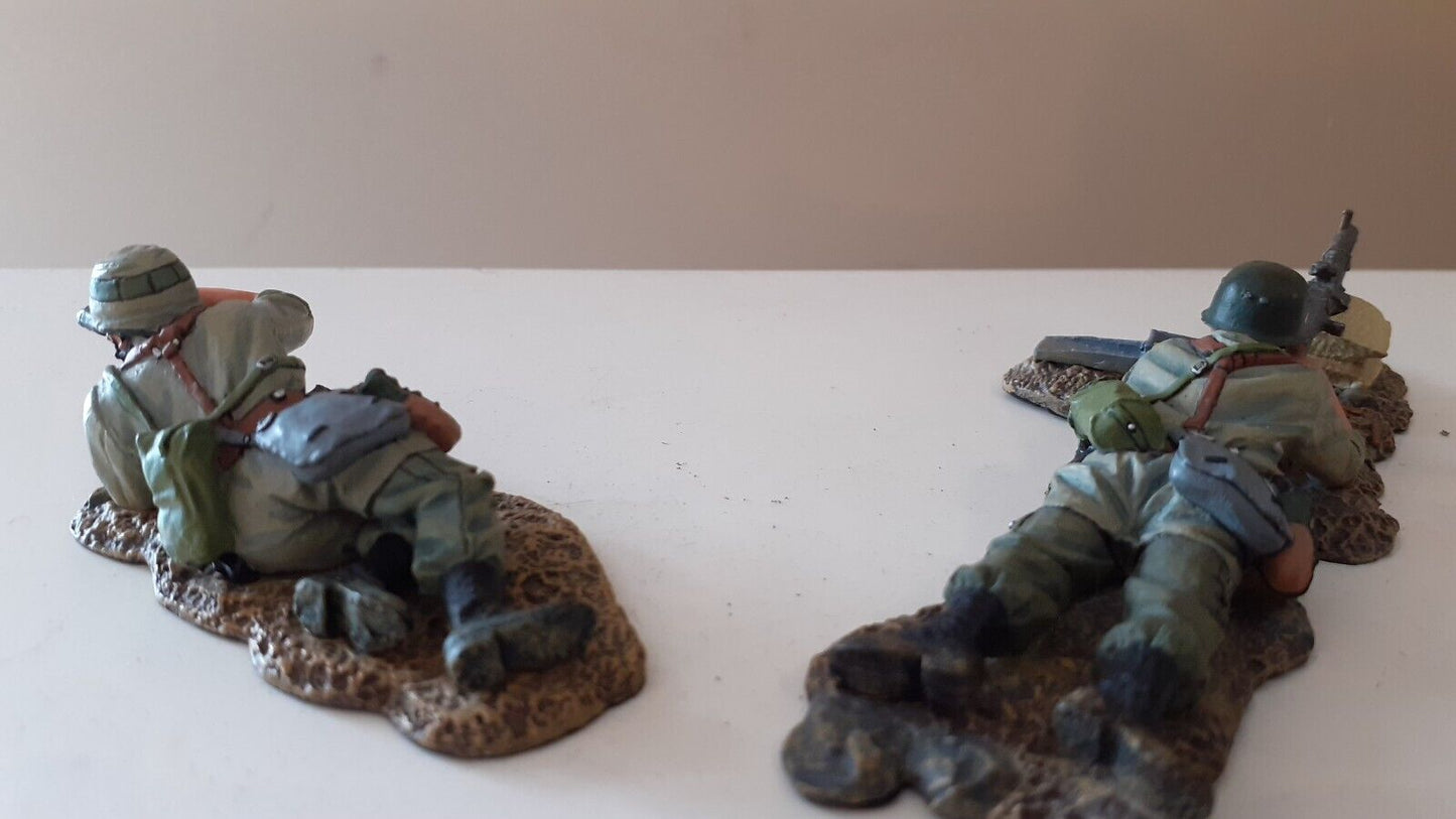 King and country ww2 german fallschirmjager paras mg34 box 1:30 fj01-07