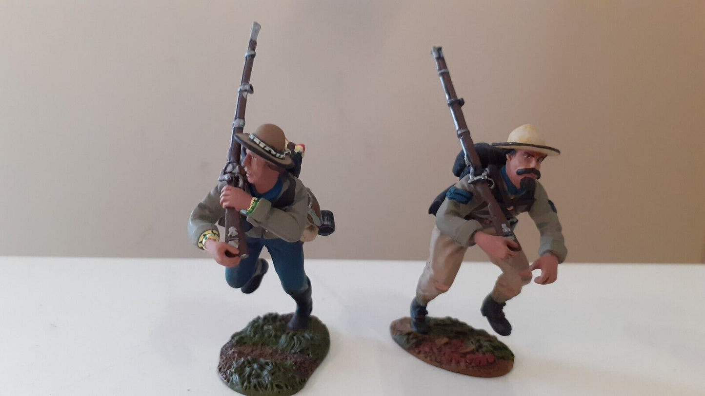 Britains 31010 acw confederate charging set 1:32 boxed