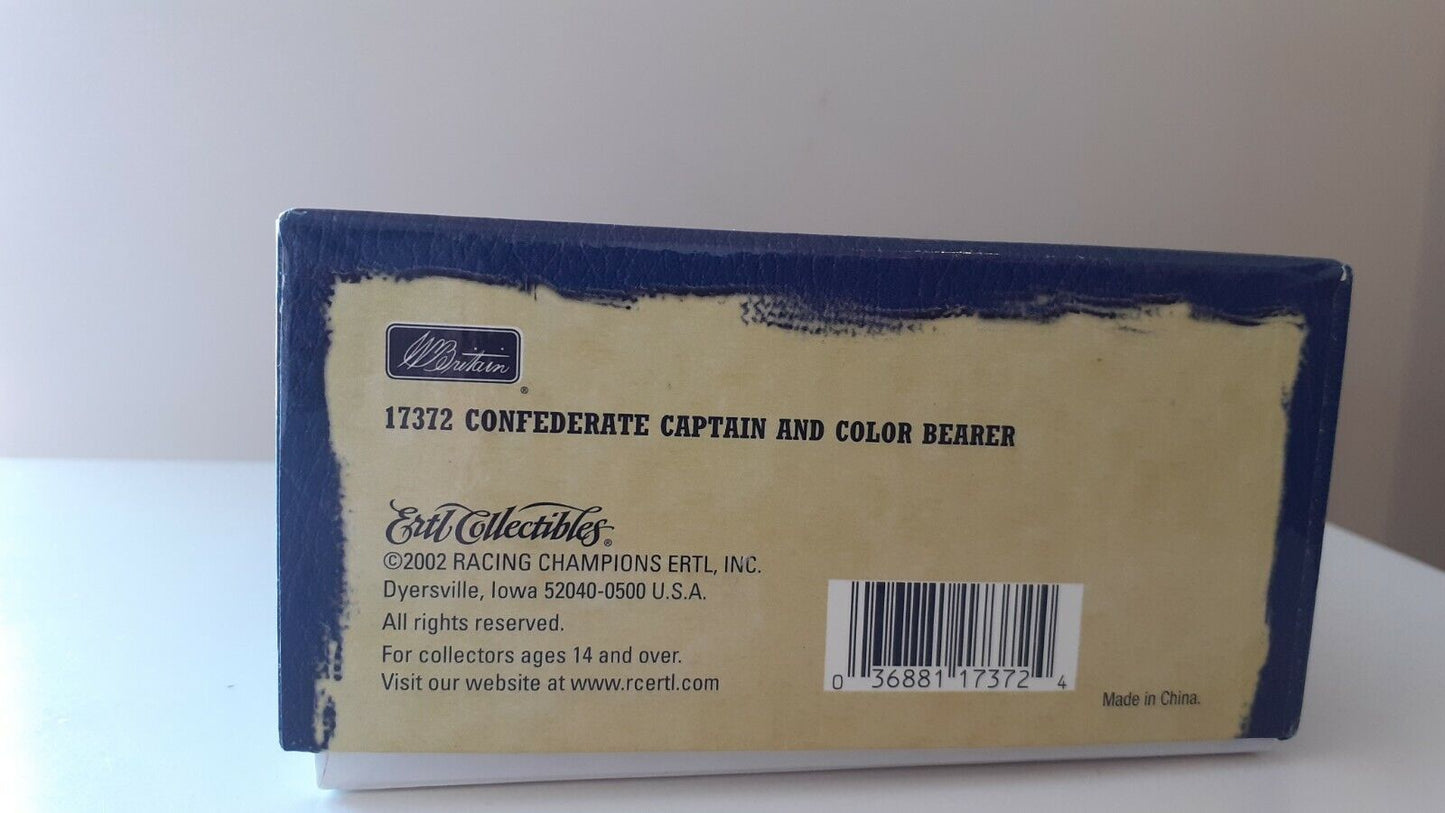 Britains 17372 acw confederate cavalry guidon boxed 1:32