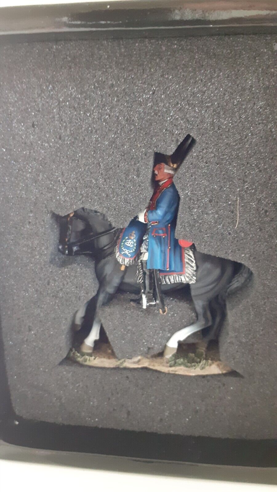 King and country hessian grenadiers mounted mounted officer awi 1:30 br073 br73
