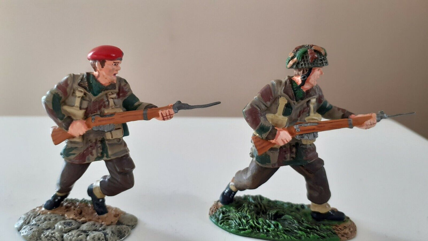conte boxed wwii-003 ww2 d-day British paras arnhem 1:32 metal d-day