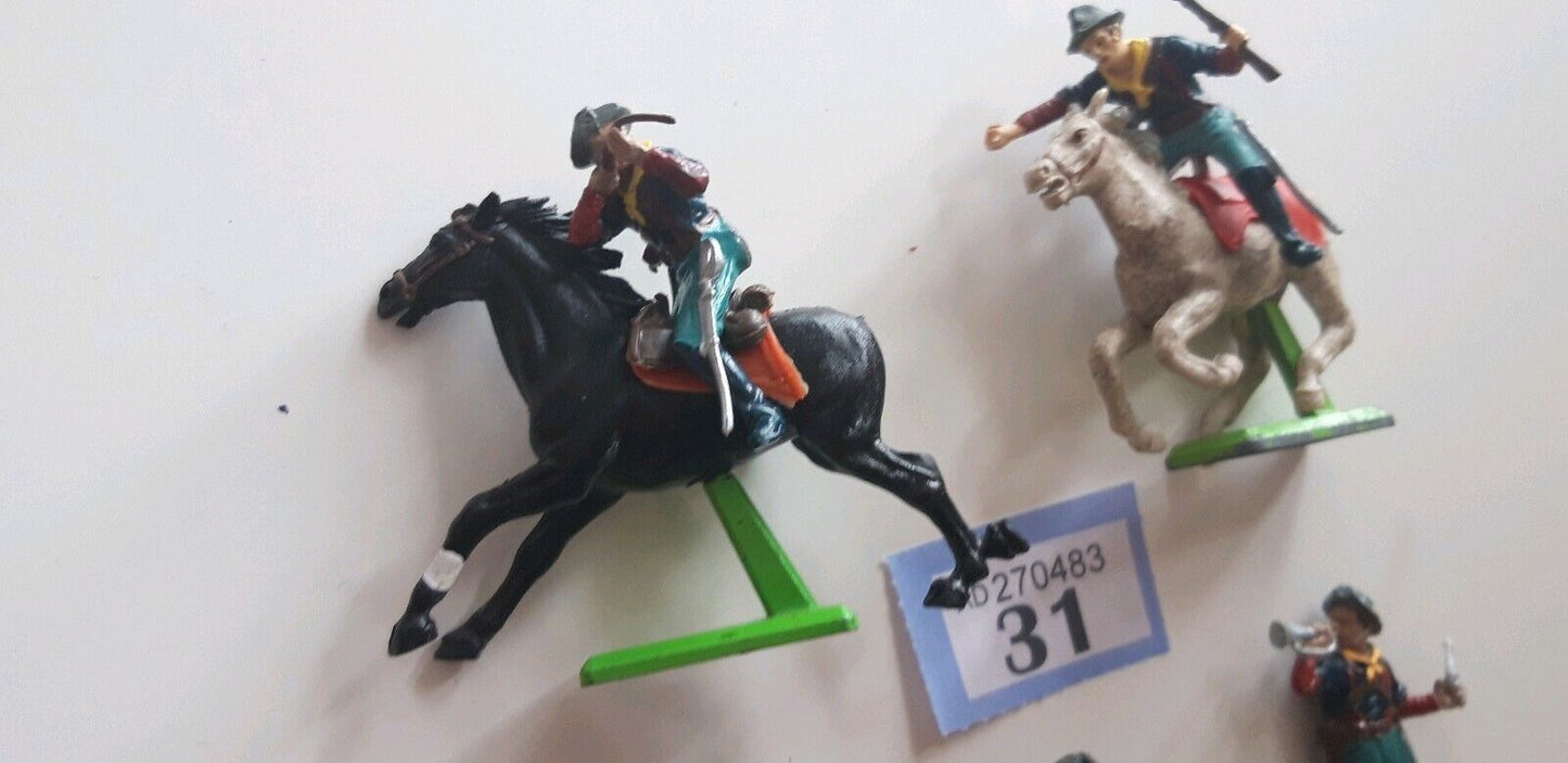 Britains deetail acw wild west 7th cavalry 1:32 b3