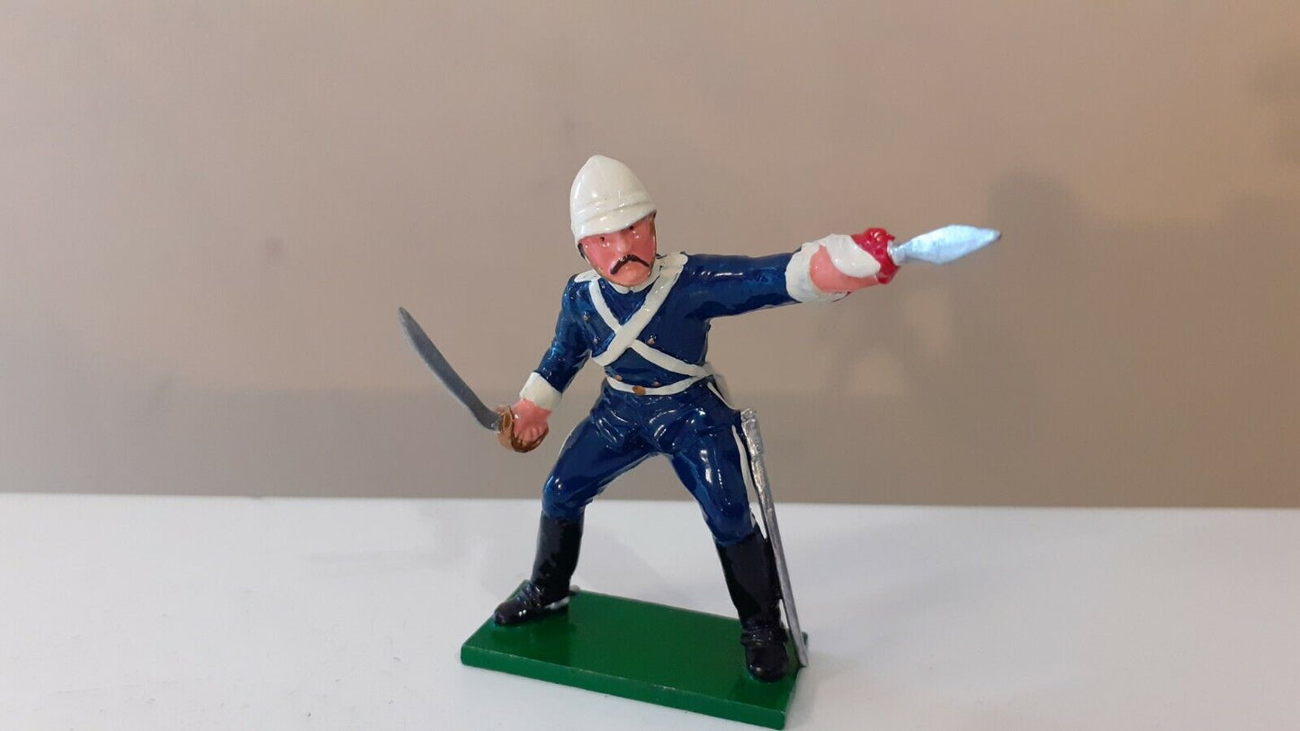 early trophy miniatures 1991 zulu war 24th foot 1:32 metal no box dc