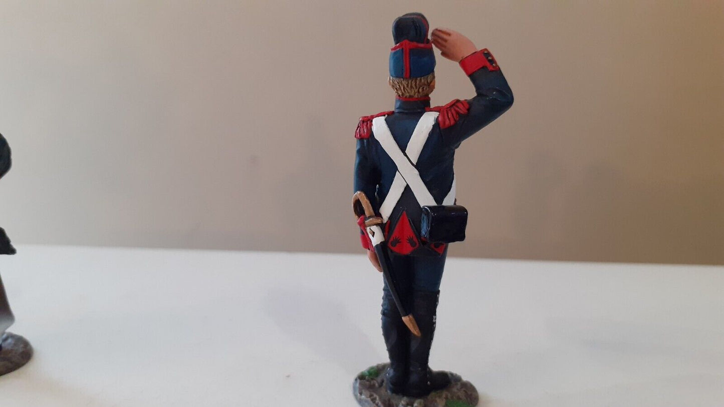 King and country Waterloo french artillery command Napoleonic boxed 1:30 na196