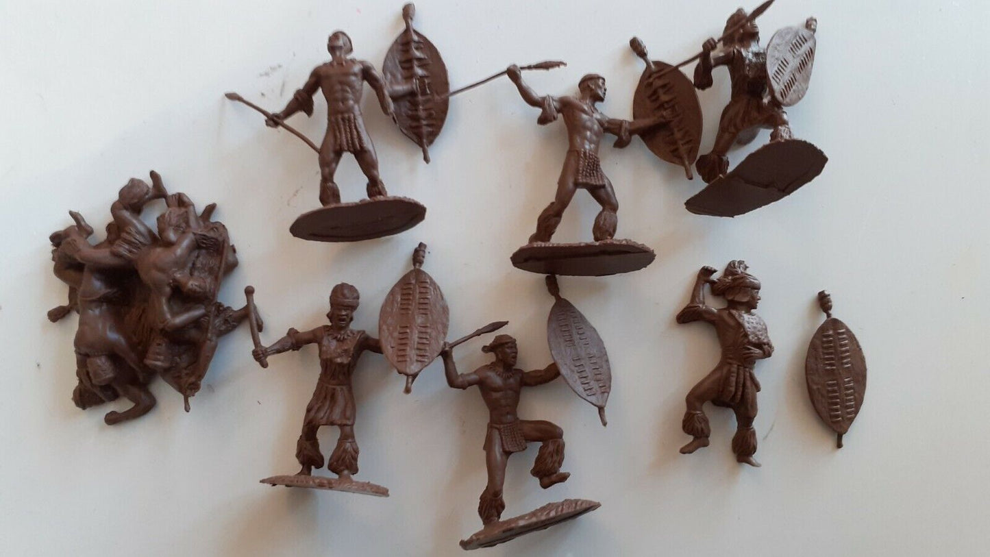 conte plastic zulu wars 24th foot British infantry rorkes zulus drift 1:32 b6
