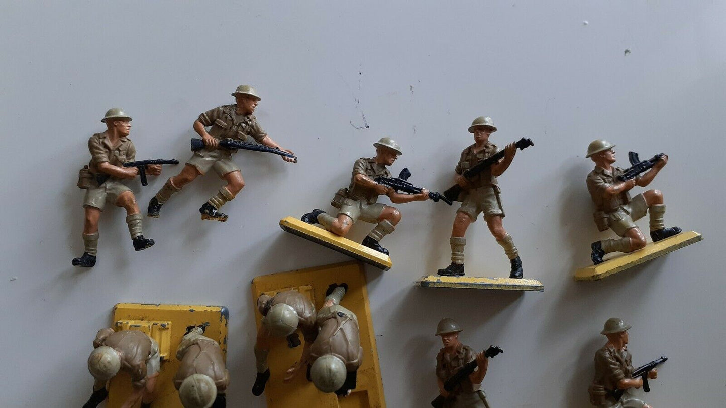 Britains deetail ww2 British 8th eighth army 1970s bulk lot 1:32 b1