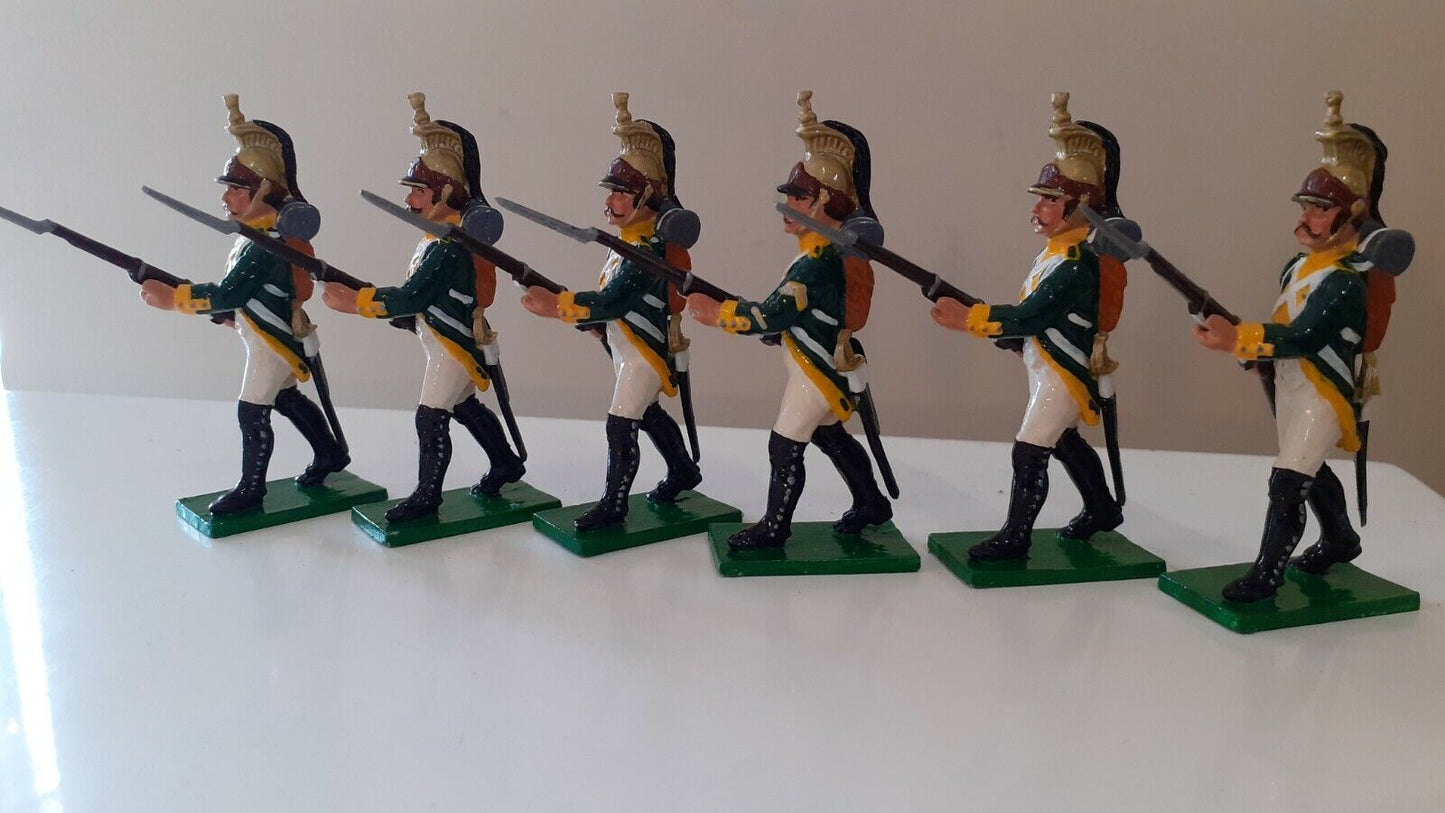 early trophy miniatures 1991 Napoleonic Waterloo french dragoon guards 1:32
