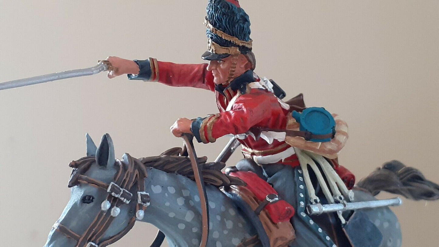 The collectors showcase waterloo napoleonic British cs00476 Scots greys 1:30 metal