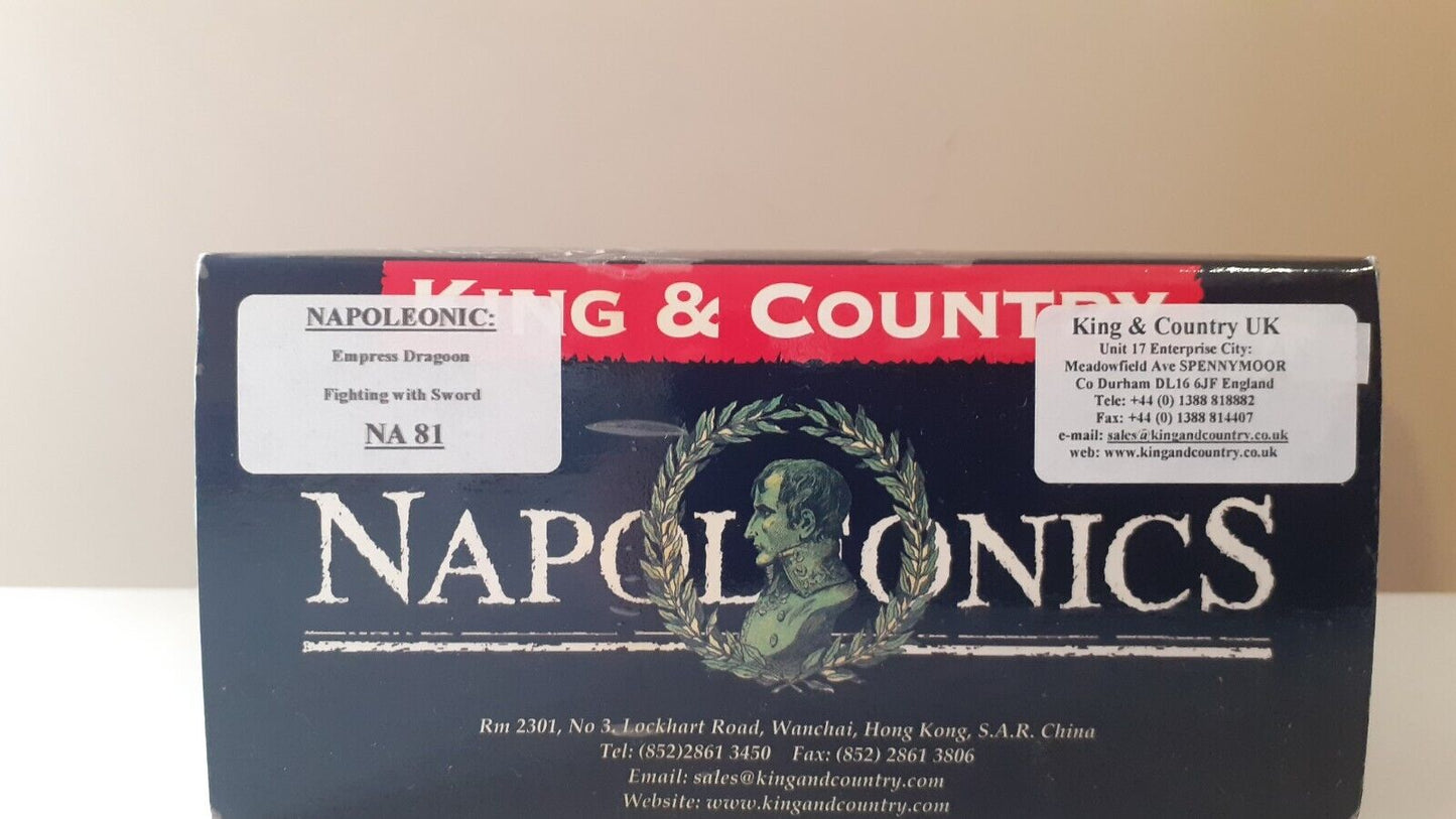 King and country Napoleonic empress dragoons boxed 1:30 na081 na81 wdb