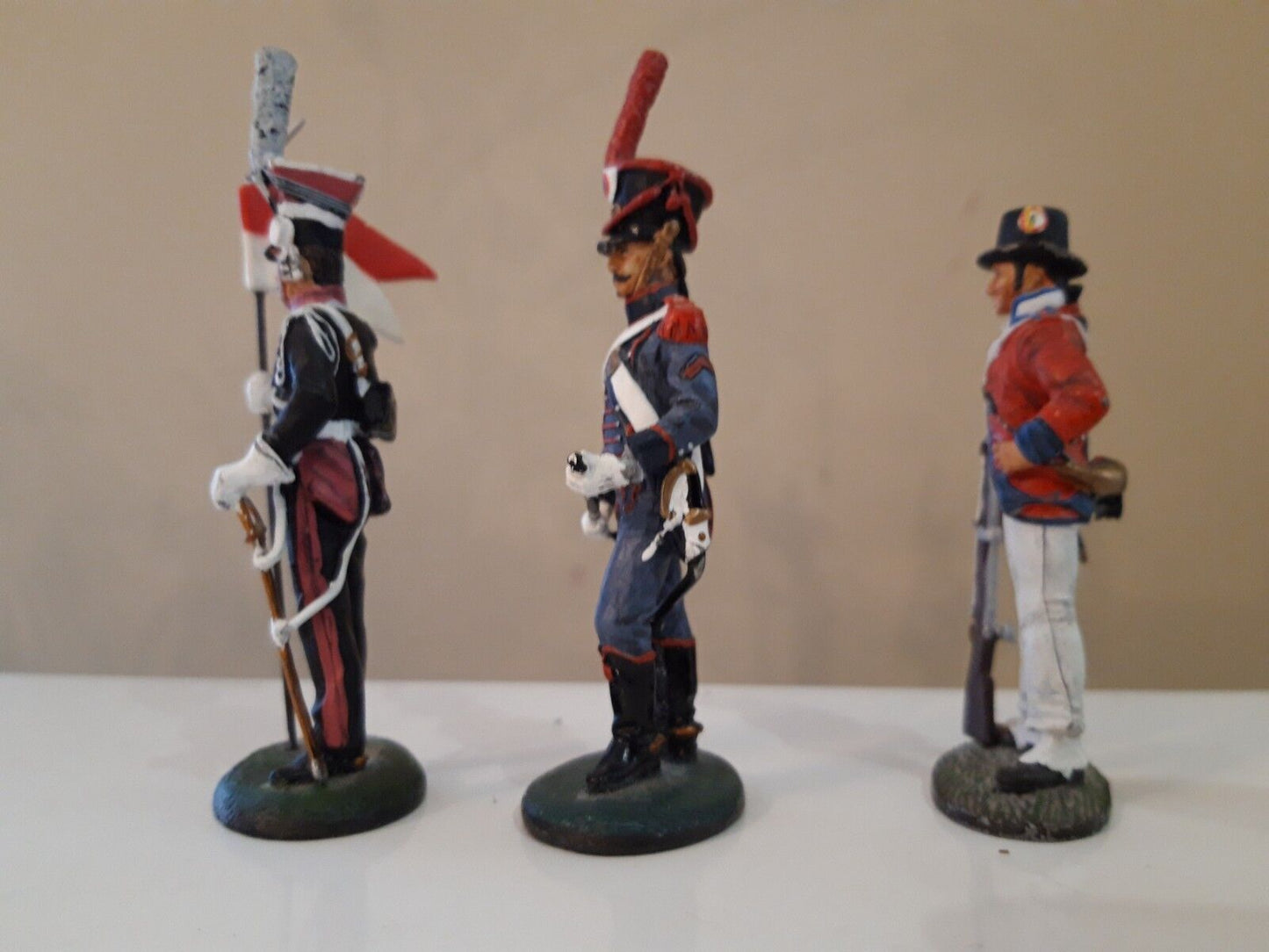 Del prado napoleonic wars waterloo 1:32 french lancers artillery marines guards