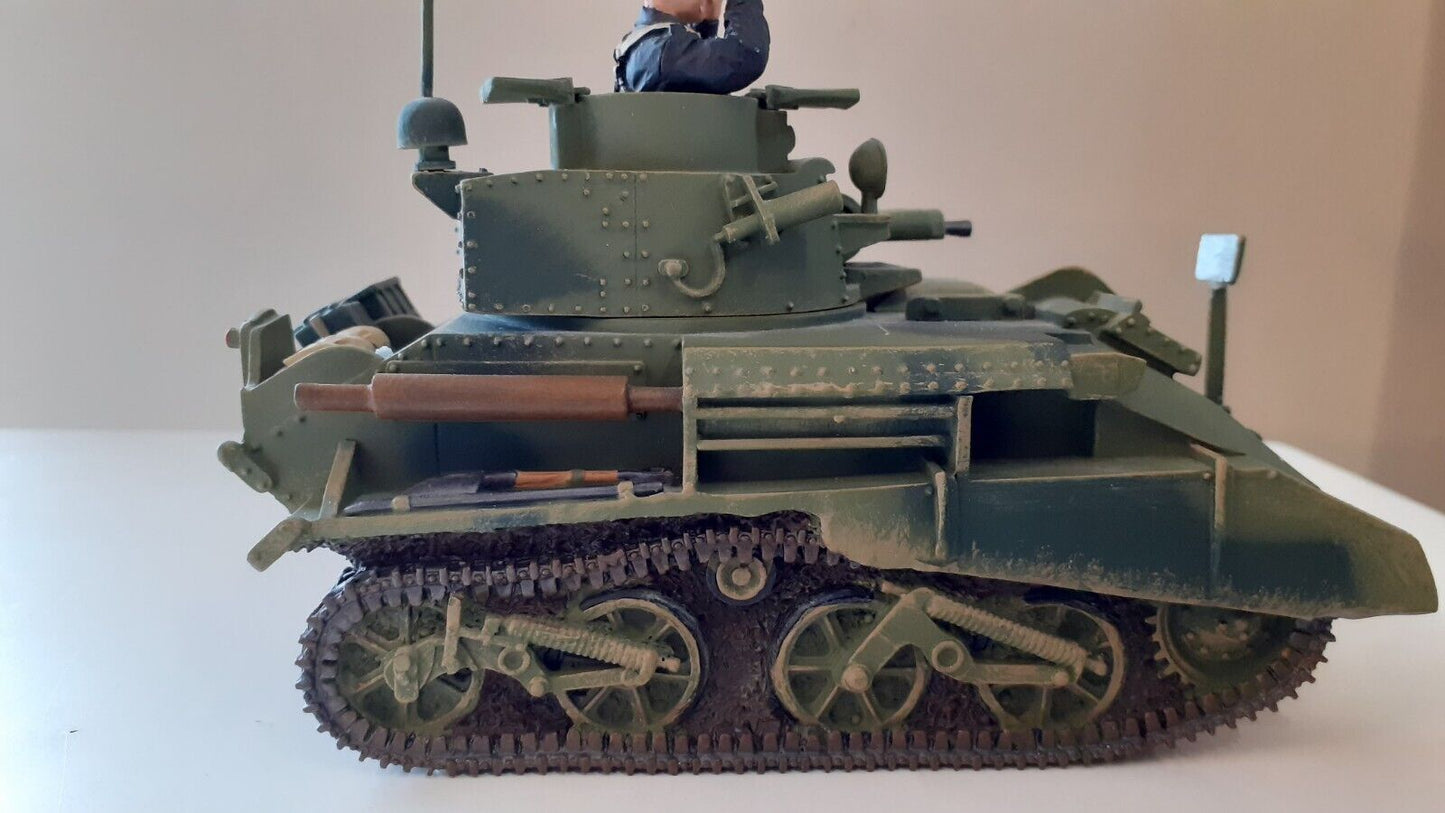 King and country Ww2 british vickers mark IV tank boxed 1:30 fob19