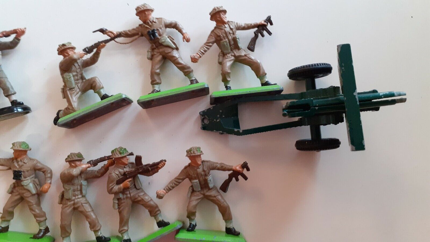 Britains deetail ww2 british infantry howitzer 1970s 1:32 b2