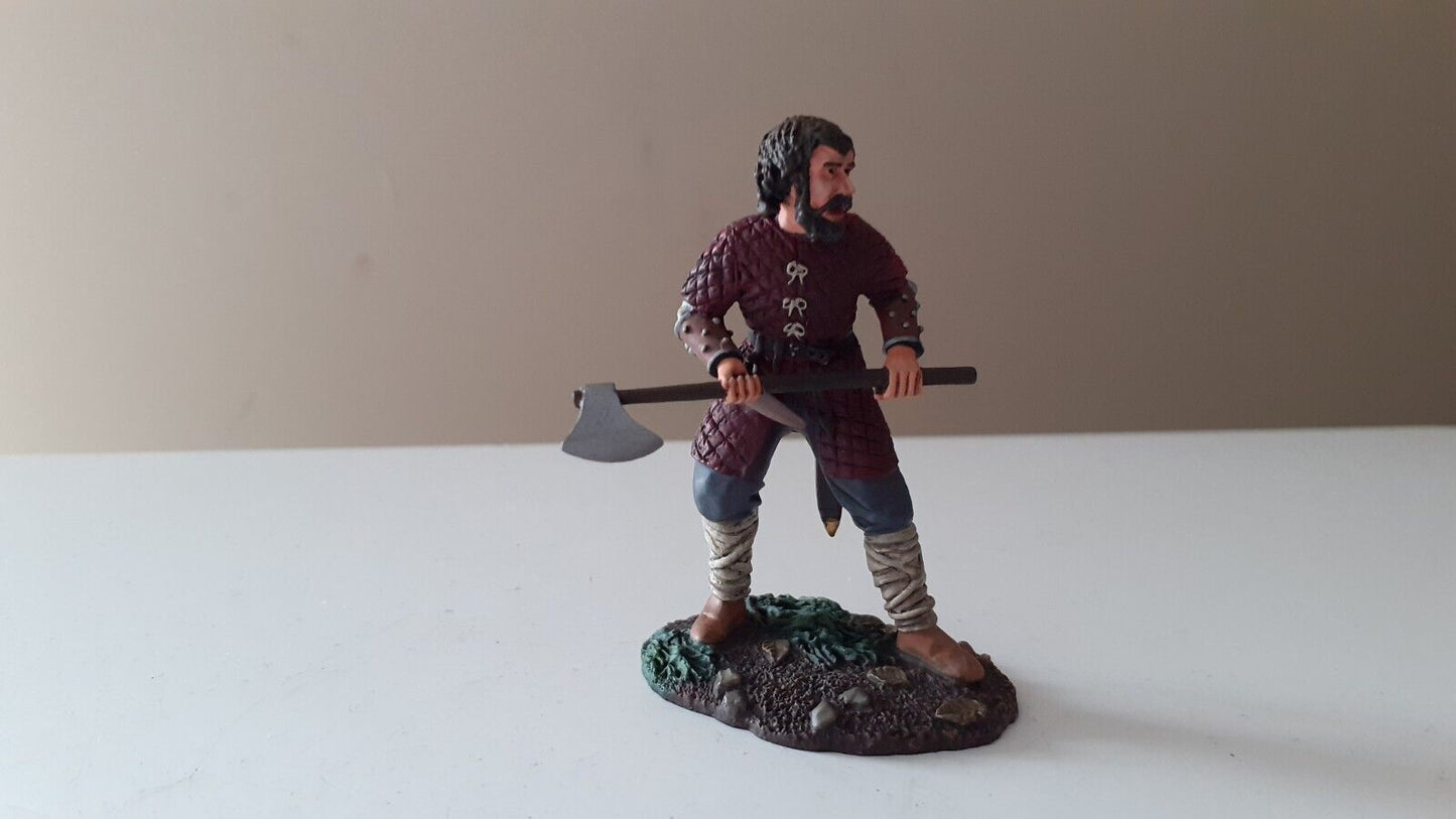 Britains metal saxon warrior axe 62117 carl vikings 1:32 boxed b8