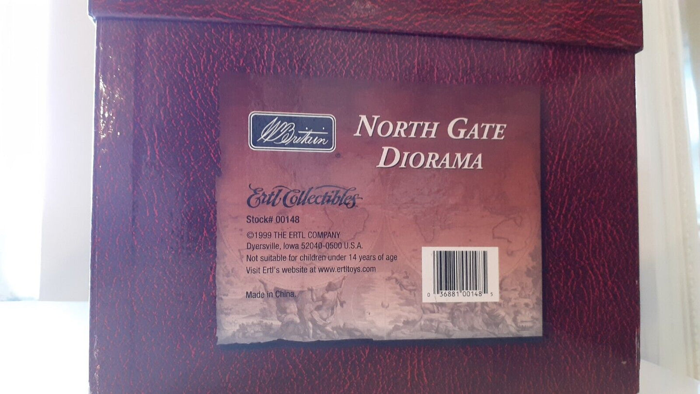 Britains 00148 hougoumont noŕth gate diorama Napoleonic waterloo 1:32 boxed