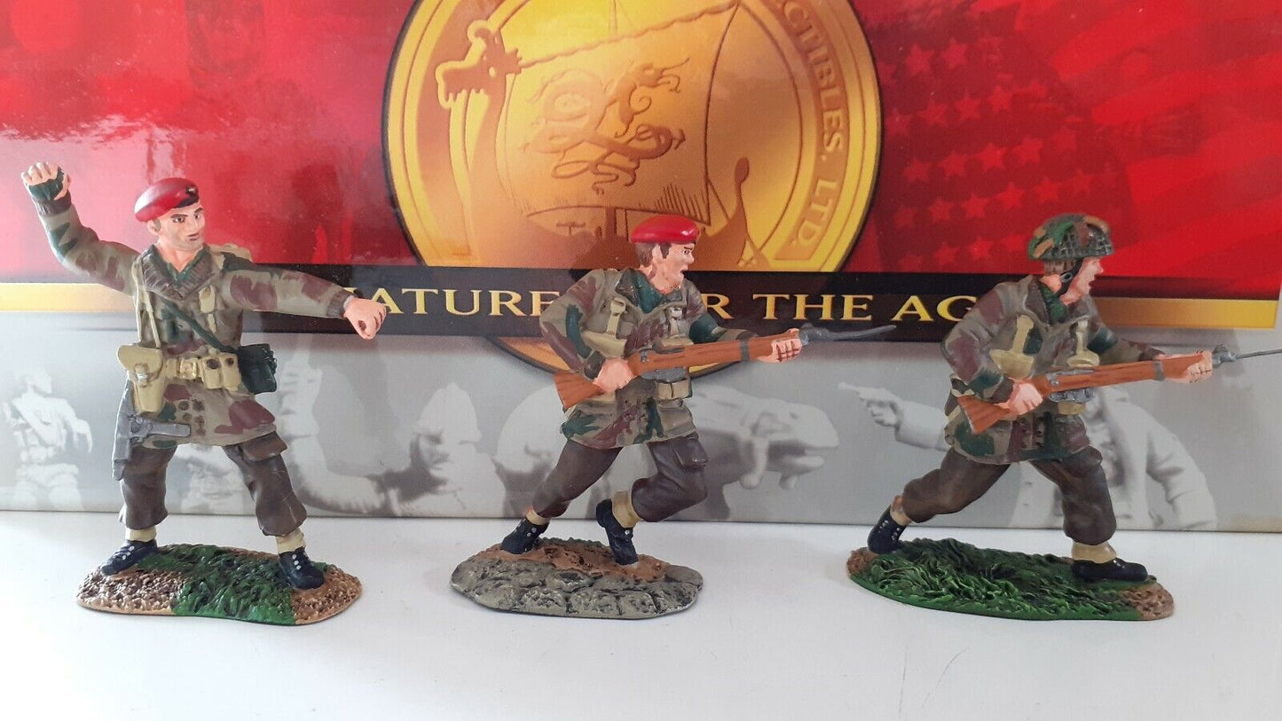 conte boxed wwii-003 ww2 d-day British paras arnhem 1:32 metal d-day