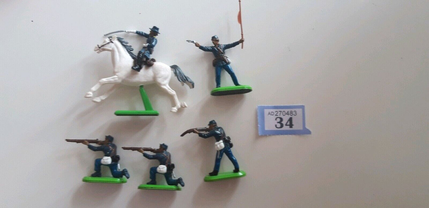 Britains deetail acw wild west union 1970s 1:32 b3