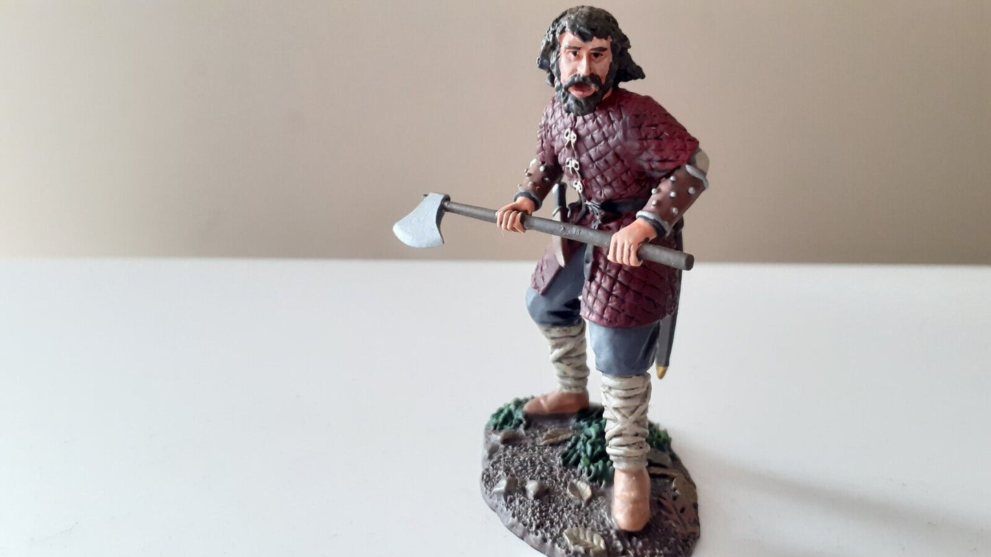 Britains metal saxon warrior axe 62117 carl vikings 1:32 boxed b8