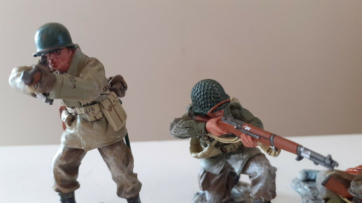 King and country Ww2 us army d-day bastogne bulge boxed bba01 1:30
