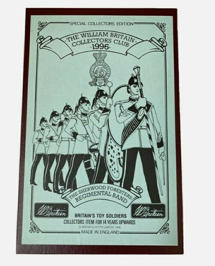 Britains limited edition Sherwood foresters band 1993 1:32