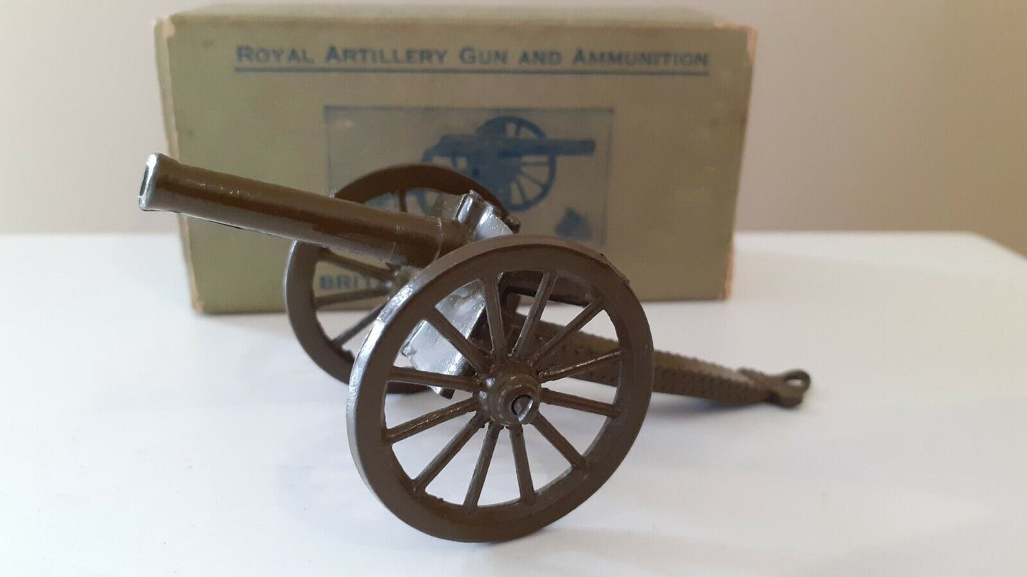 Britains 1263 royal artillery gun leaflet Sutherland road e17