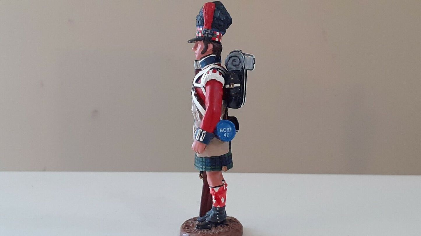 King and country Waterloo black watch 42nd Highland boxed 1:30 na36 bb3