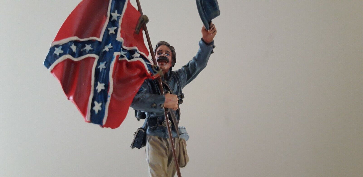The collectors showcase acw cs00537 csa confederate command infantry 1:30metal