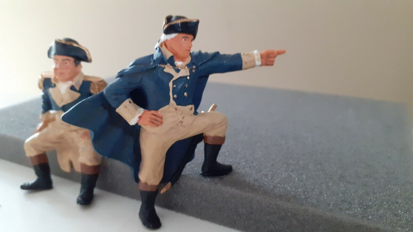 Britains add on to 17229 boat 17282 Washington crossing Delaware 2 figures awi