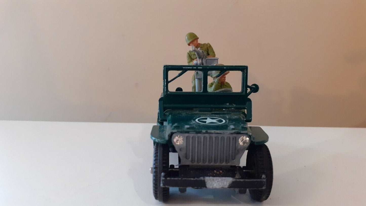 Britains deetail ww2 us American willys jeep usmc 1970s 1:32 b2