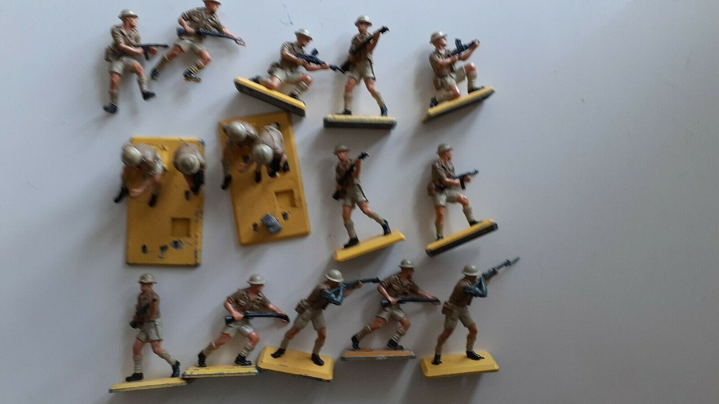 Britains deetail ww2 British 8th eighth army 1970s bulk lot 1:32 b1
