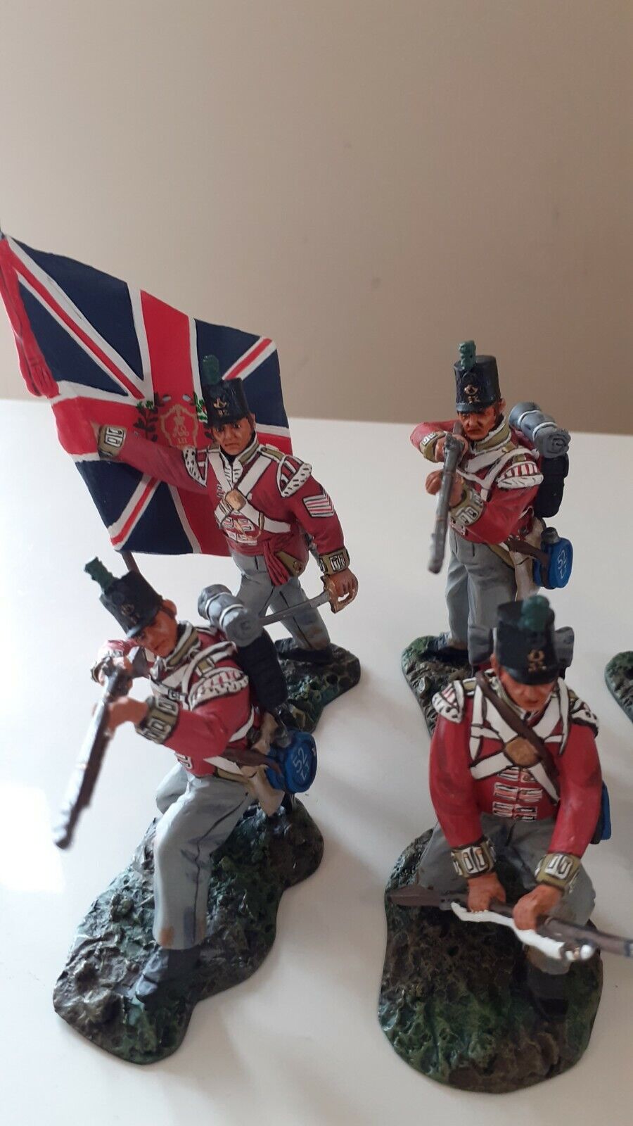 Patriot models Waterloo Napoleonic 52nd regt foot 6 figs 1:30