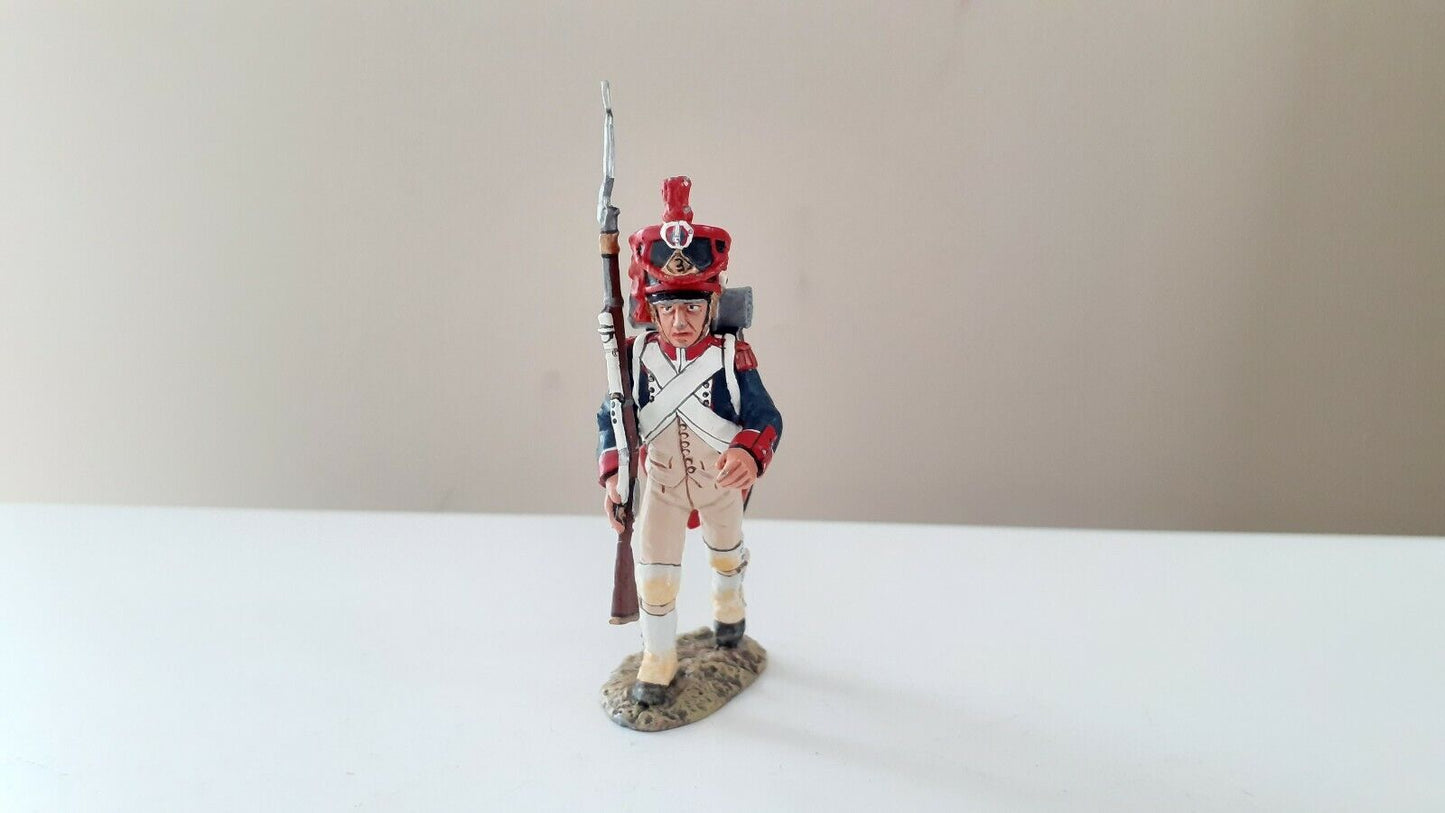 King and country Waterloo Napoleonic French guards infantry boxed 1:30 na14
