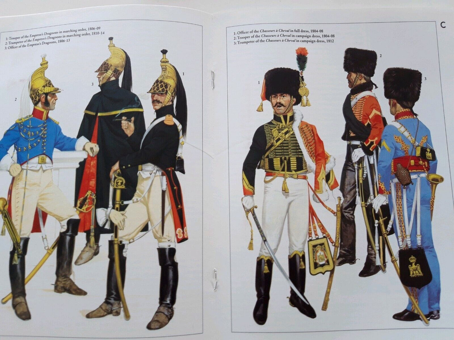 Del prado napoleon at war 57 waterloo 1:30 French chasseur mib book