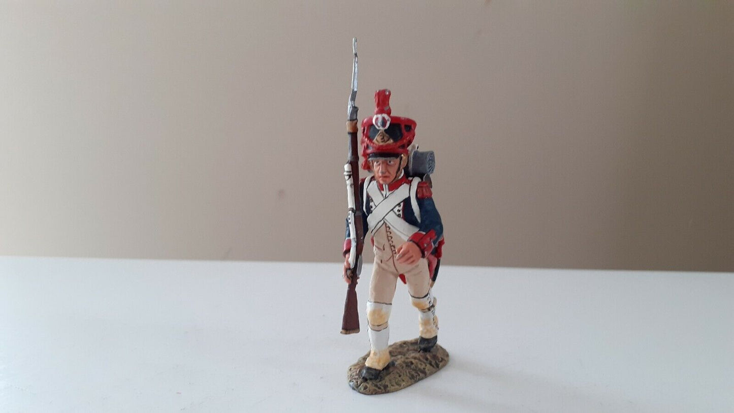 King and country Waterloo Napoleonic French guards infantry boxed 1:30 na14