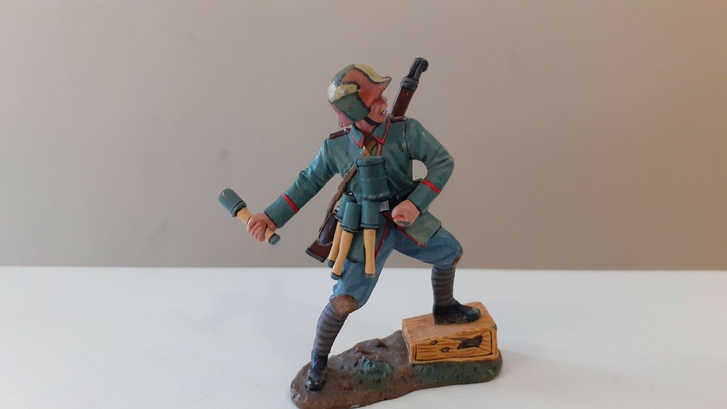 King and country Ww1 German infantry grenadier storm trooper 1917 1:30 fw211